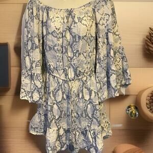 Boho Mini Dress Women S Cottagecore Casual Bell Sleeves Ruffle Tassel Coastal